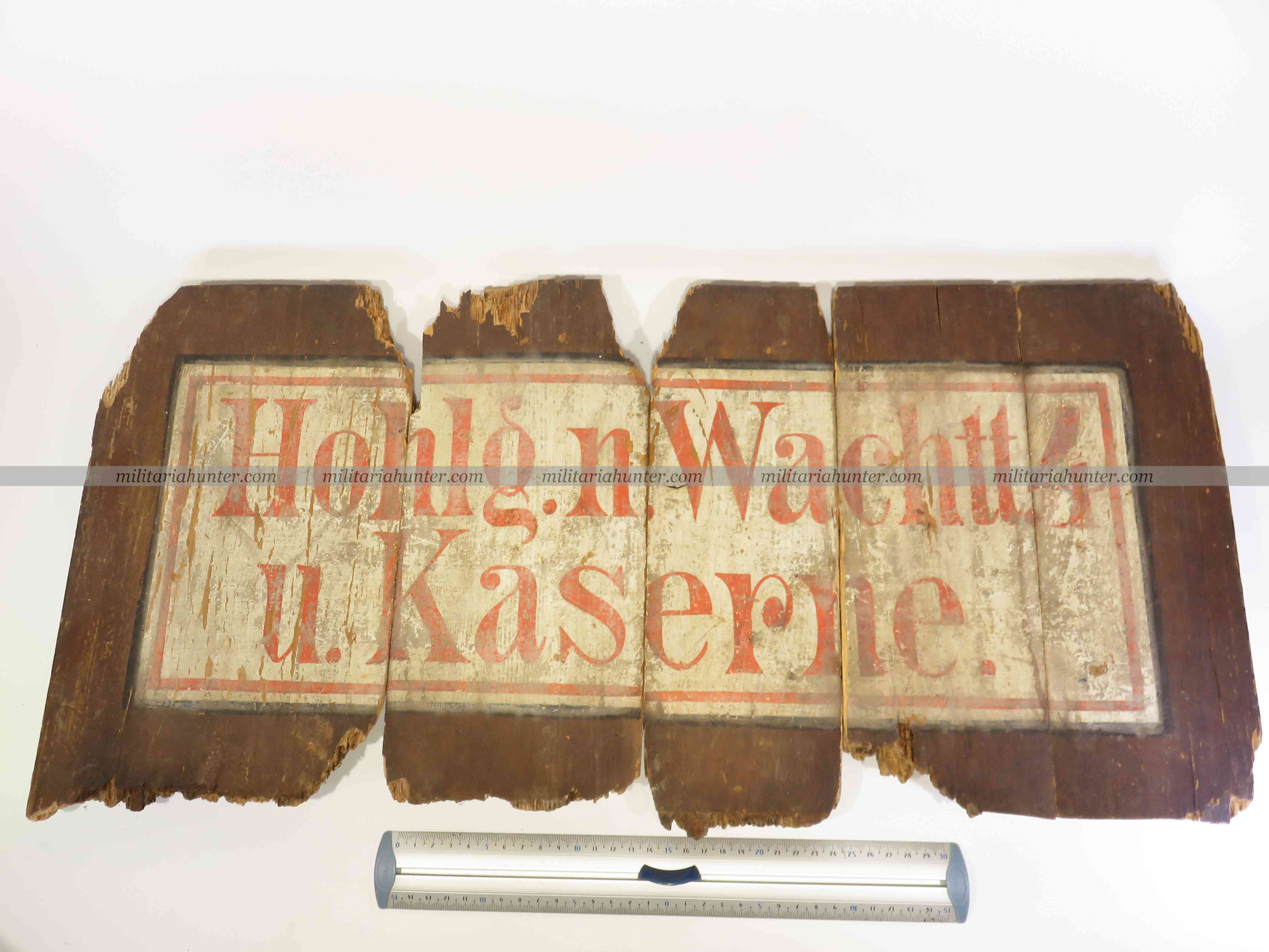 militaria : Panneau directionnel allemand - German direction sign panel