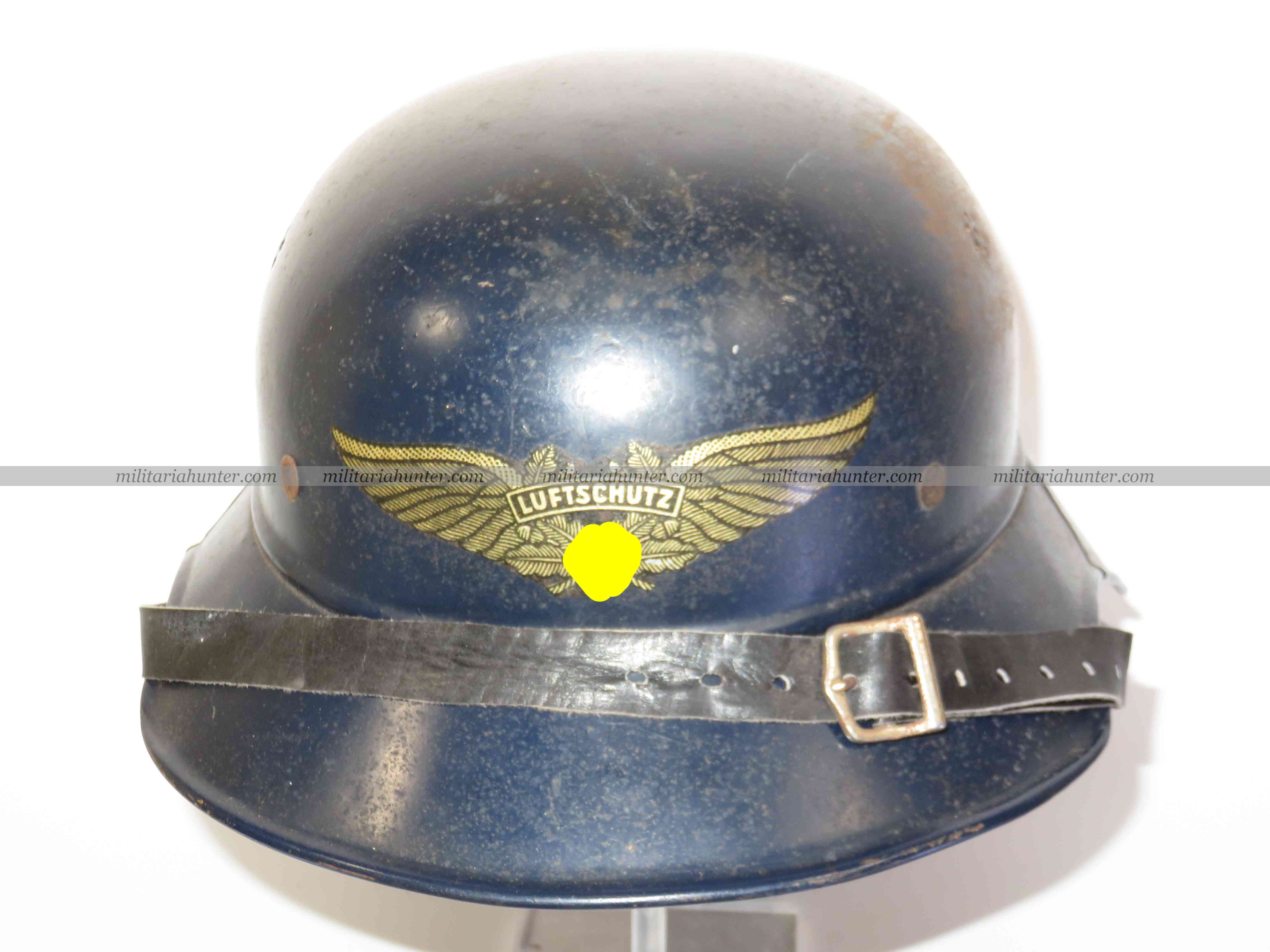militaria : ww2 german Luftschutz helmet - Casque Luftschutz M38