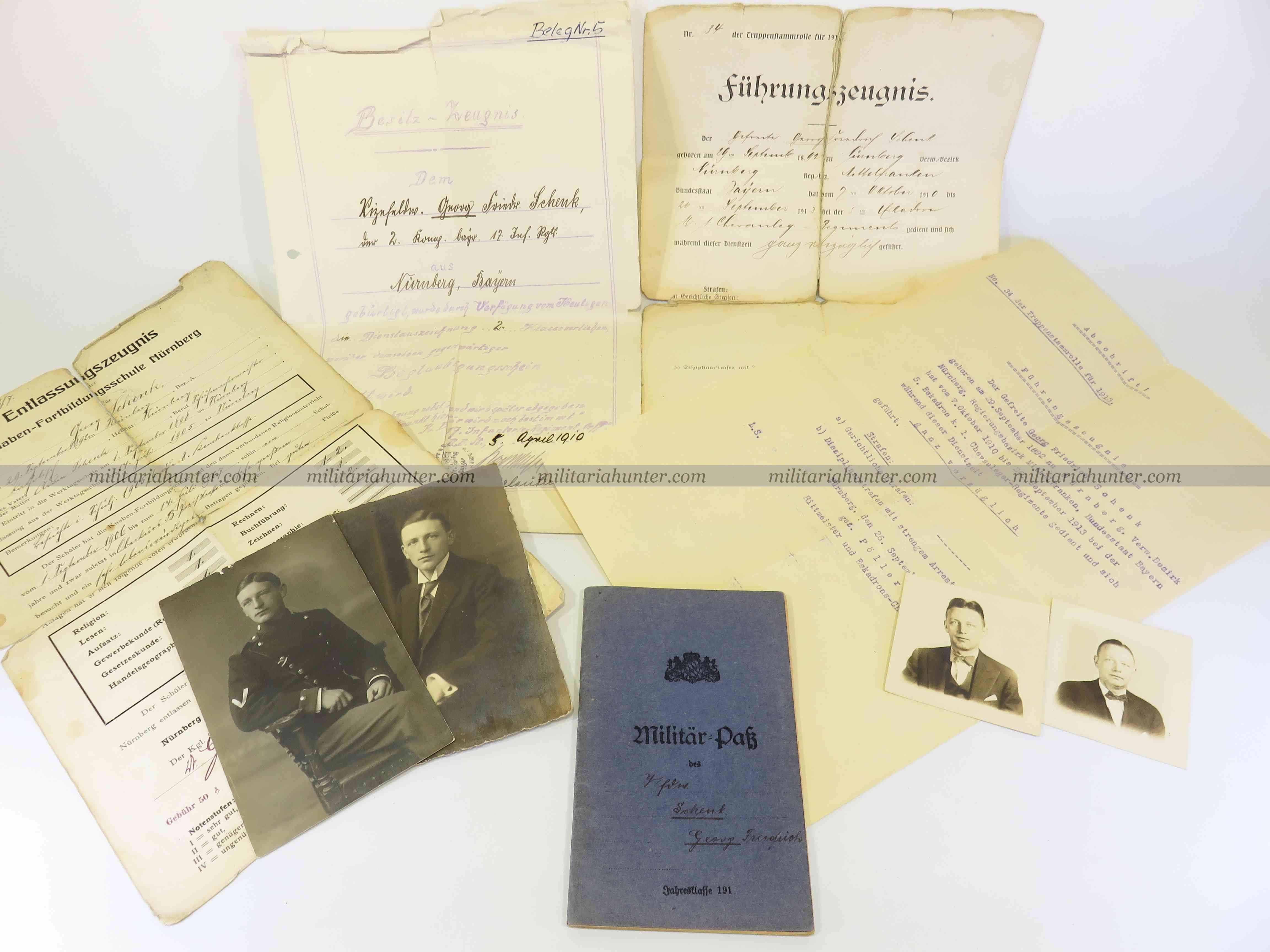 militaria : ww1 german Bayerisches Chevauleger, Flieger Ers. Abt., 17 Infanterie Regiment