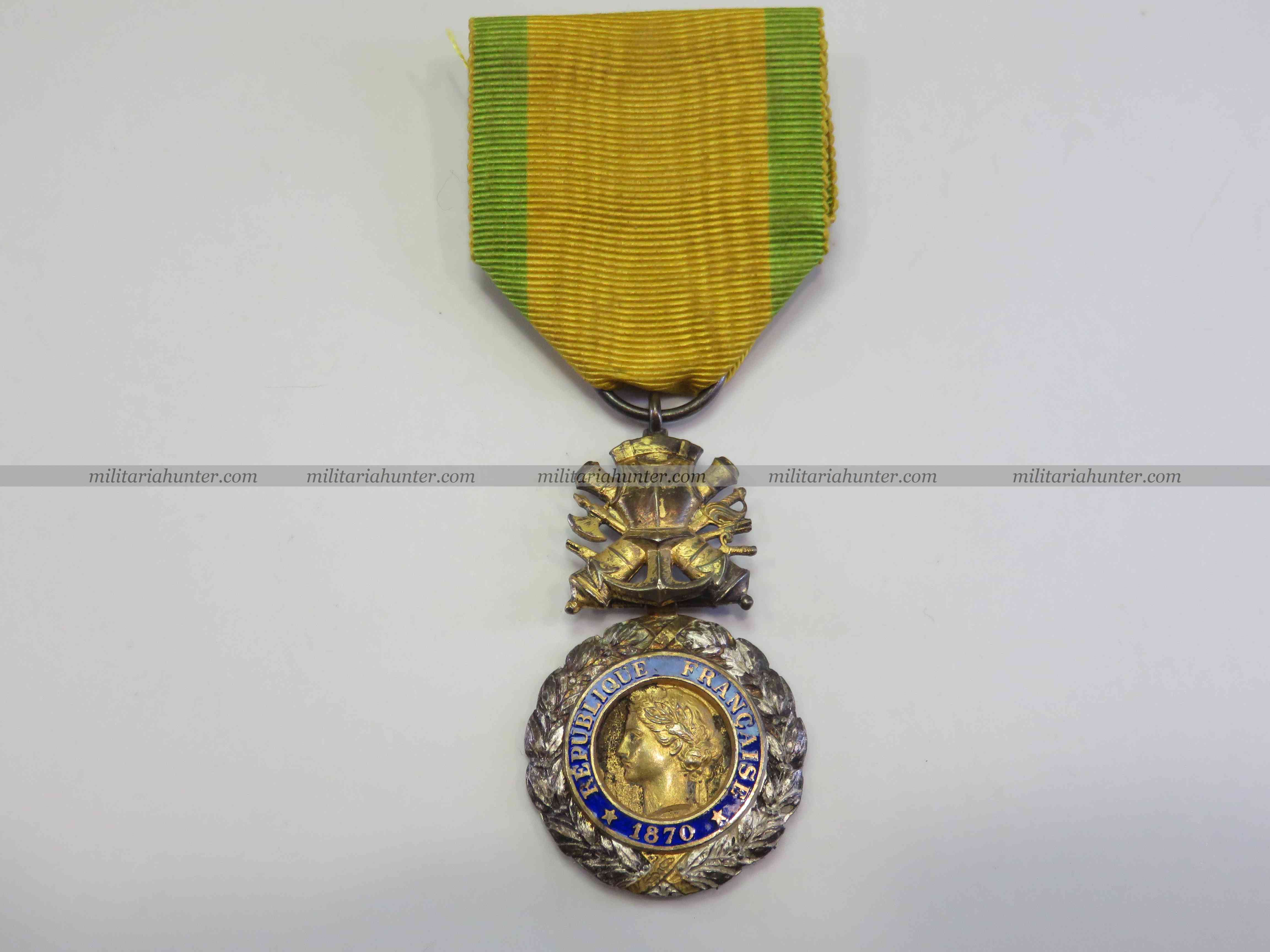 militaria : French ww1 and IIIrd Republic military medal - médaille militaire