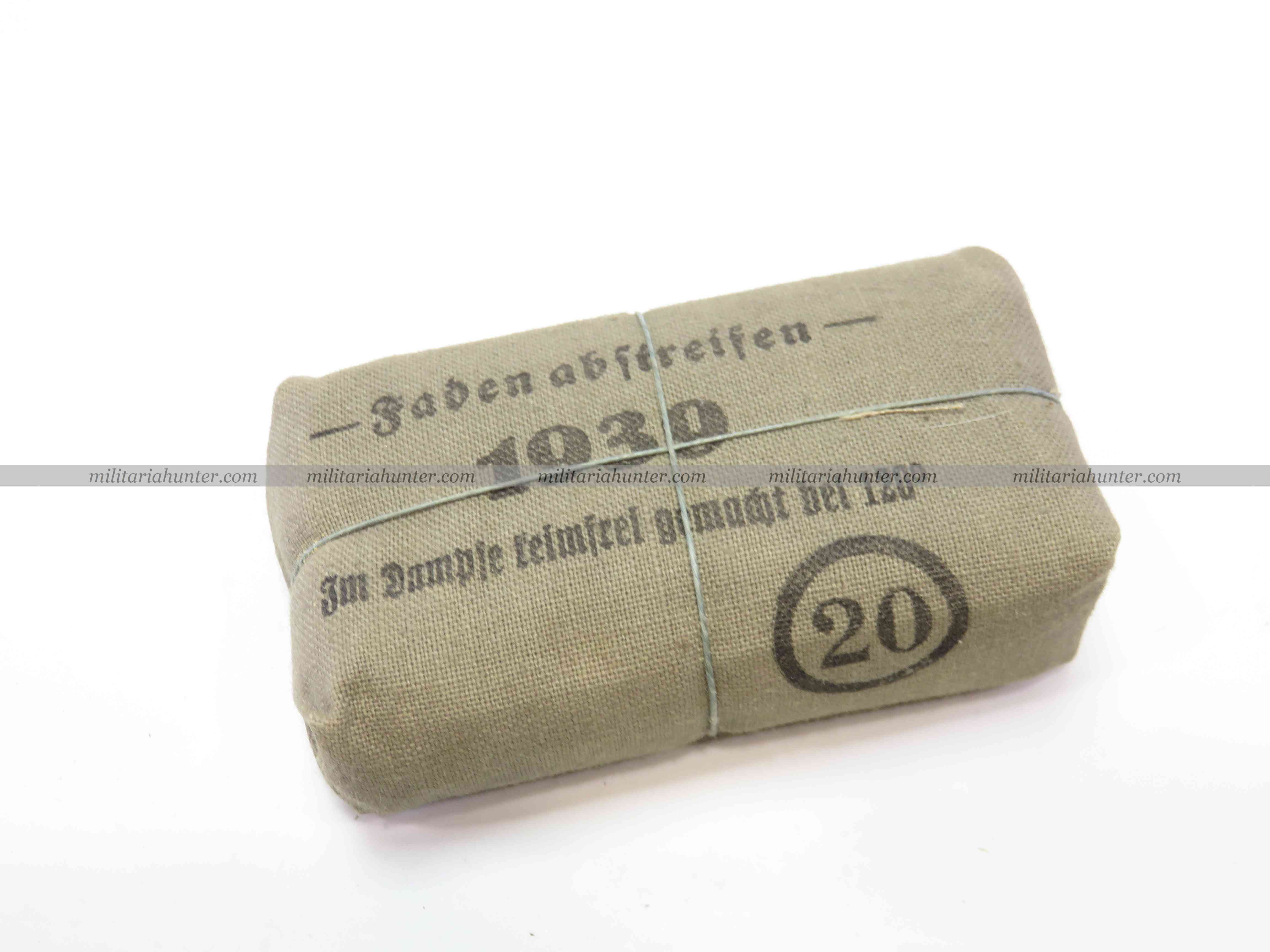 militaria : WW2 german field medical dressing - 1939 - pansement allemand