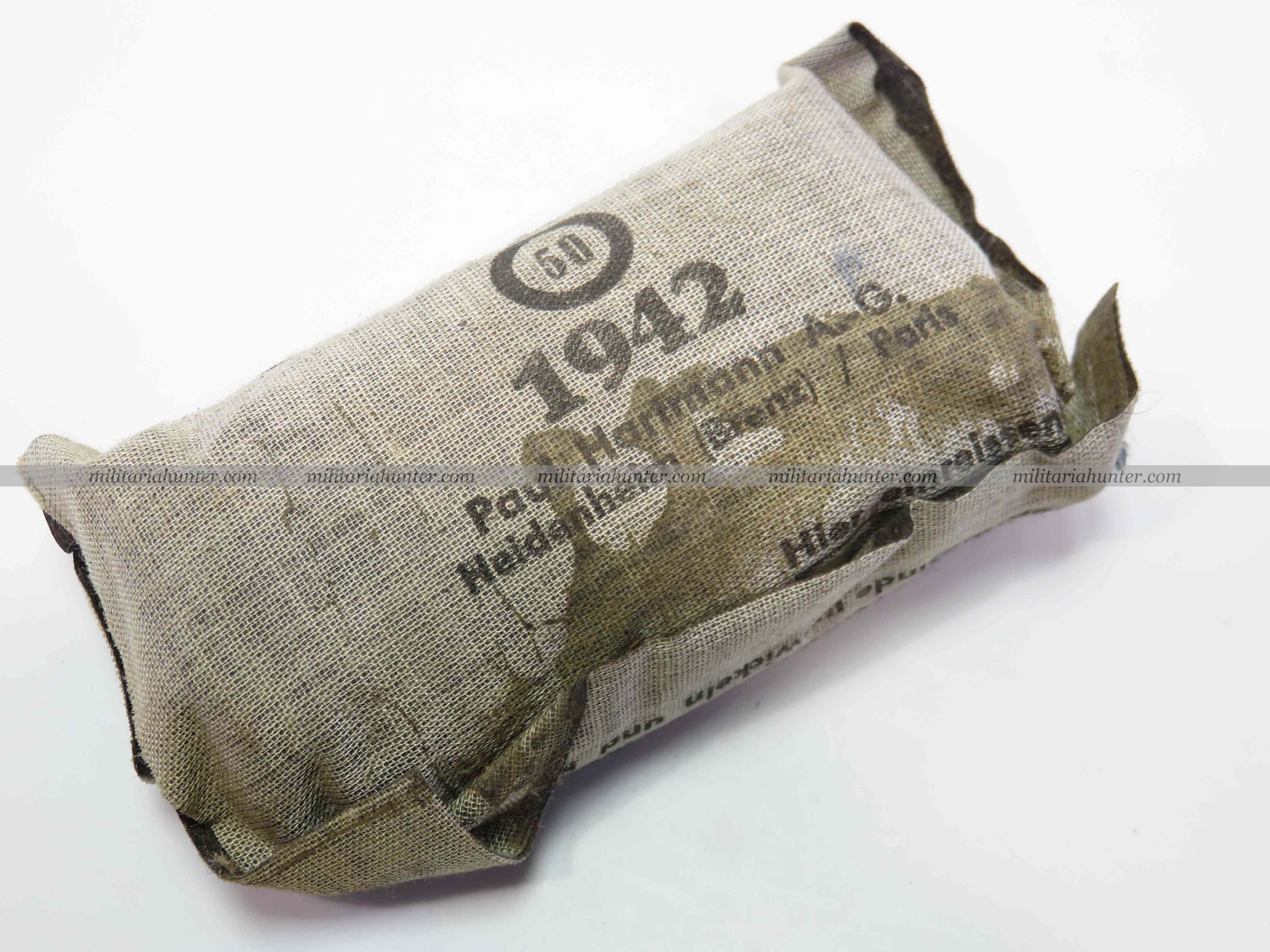 militaria : WW2 german field medical dressing - 1942 - pansement allemand