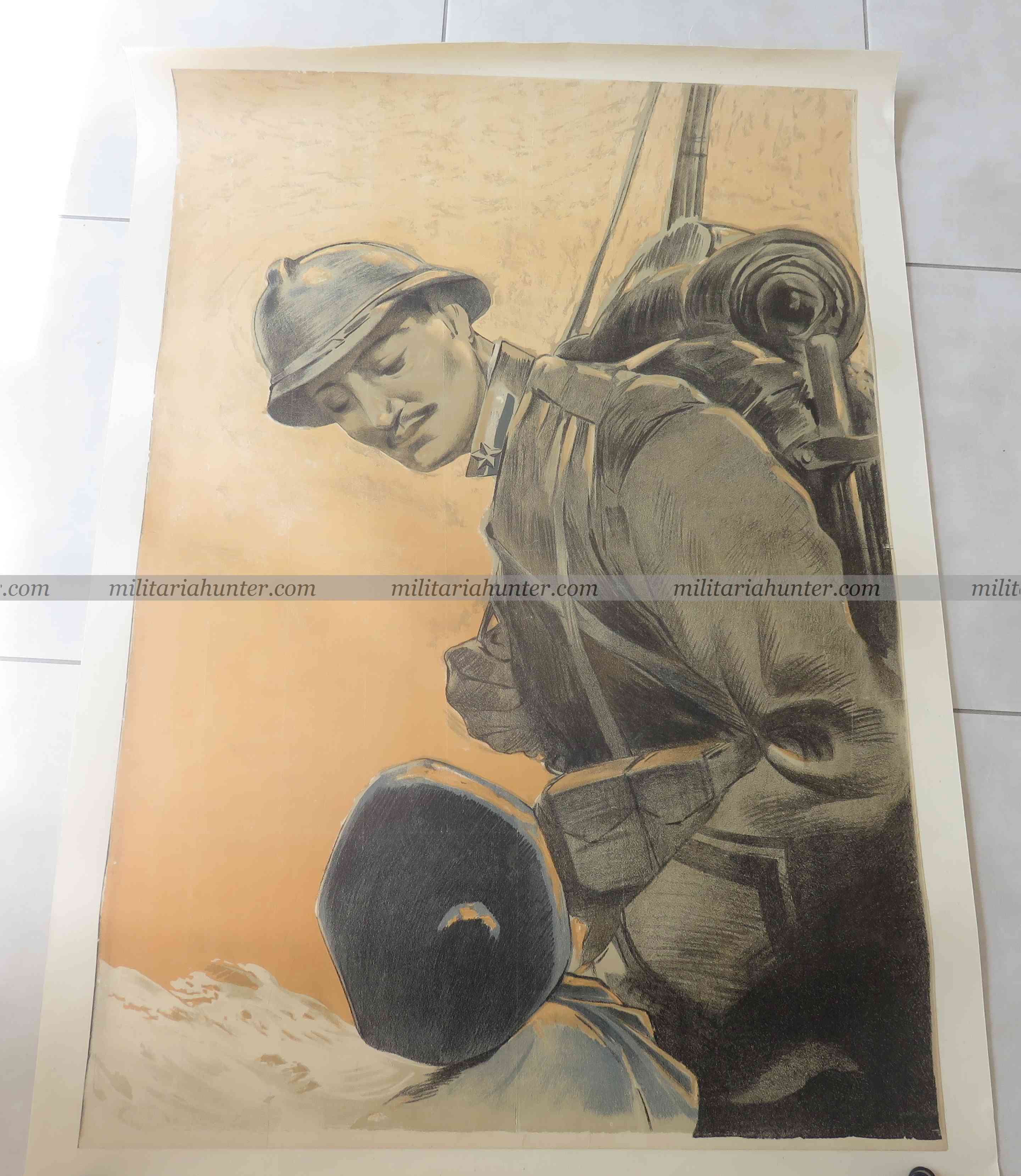 militaria : ww1 italian poster 