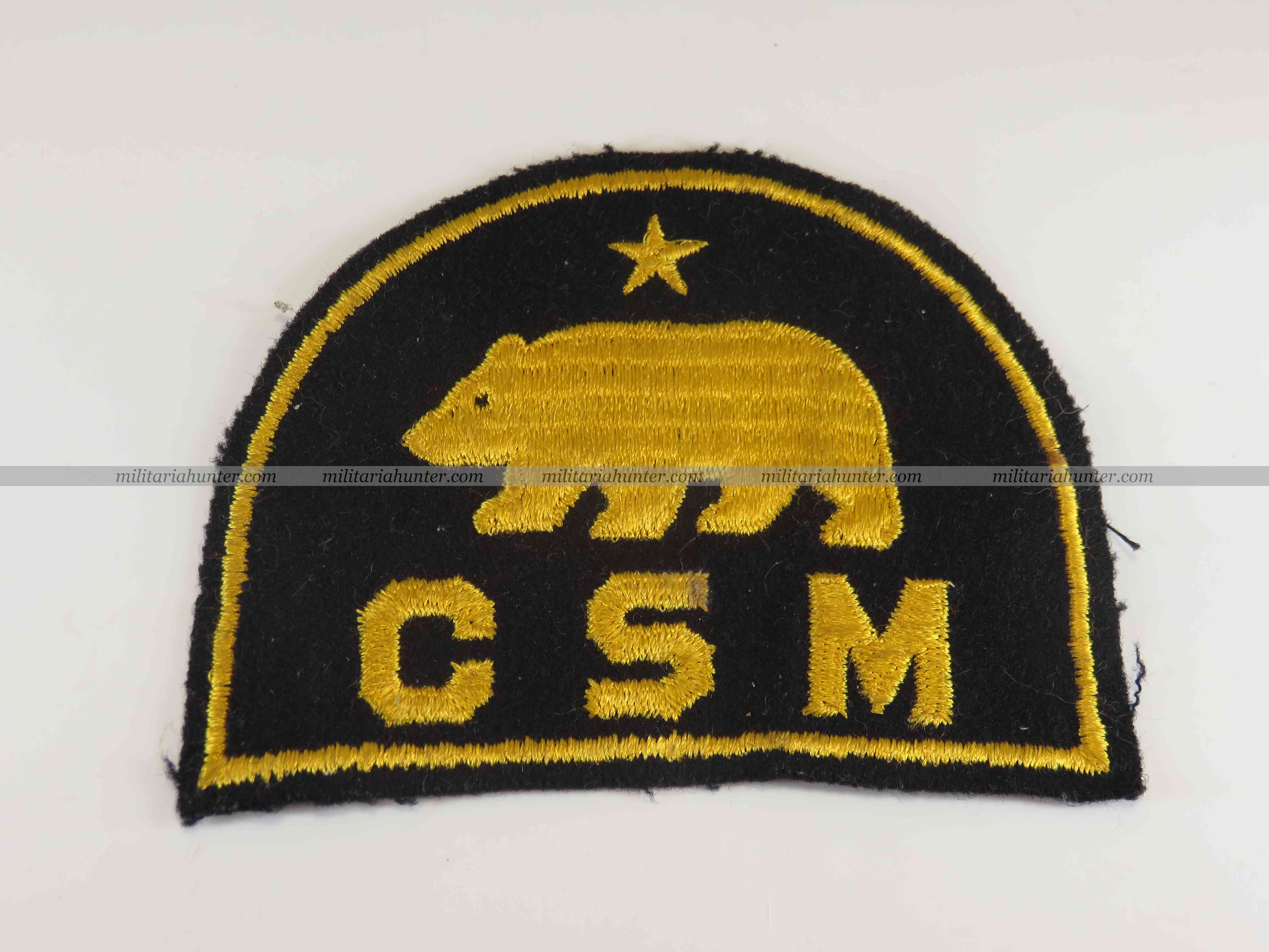 militaria : US ww2 California State Militia