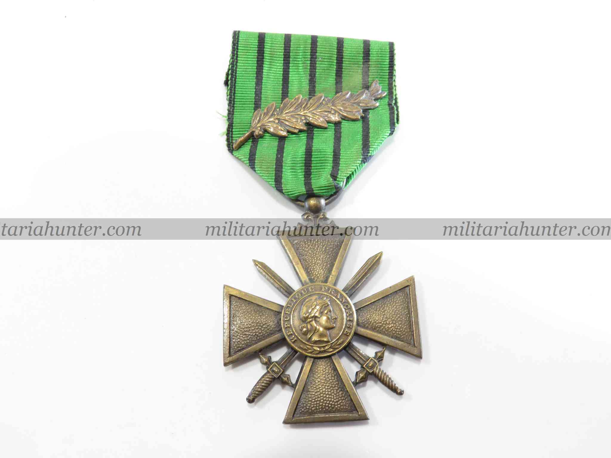 militaria : Croix de guerre 1939-1940 Vichy Etat Francais