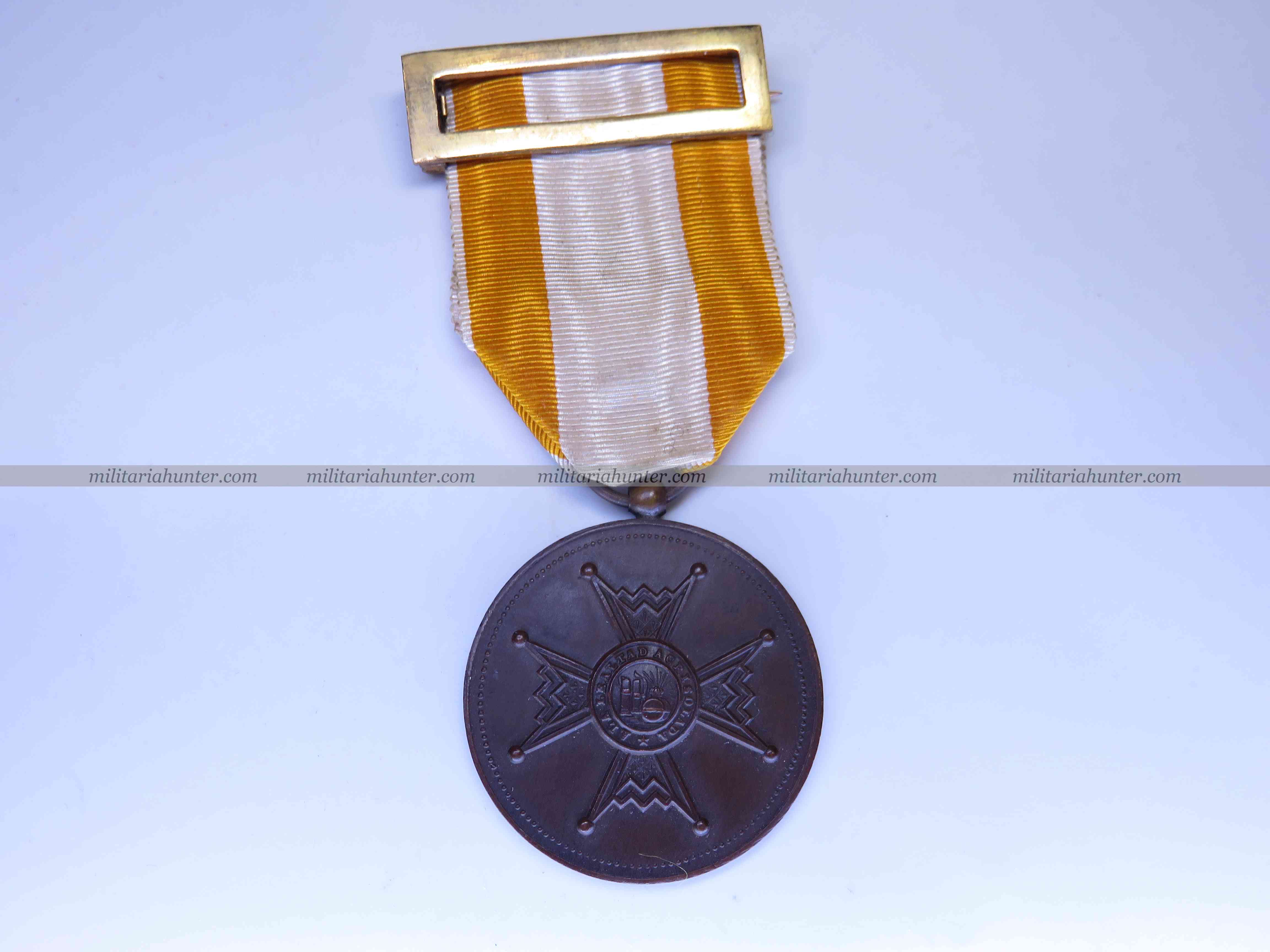 militaria : Espagne - Médaille de bronze Ordre d'Isabelle la Catholique
