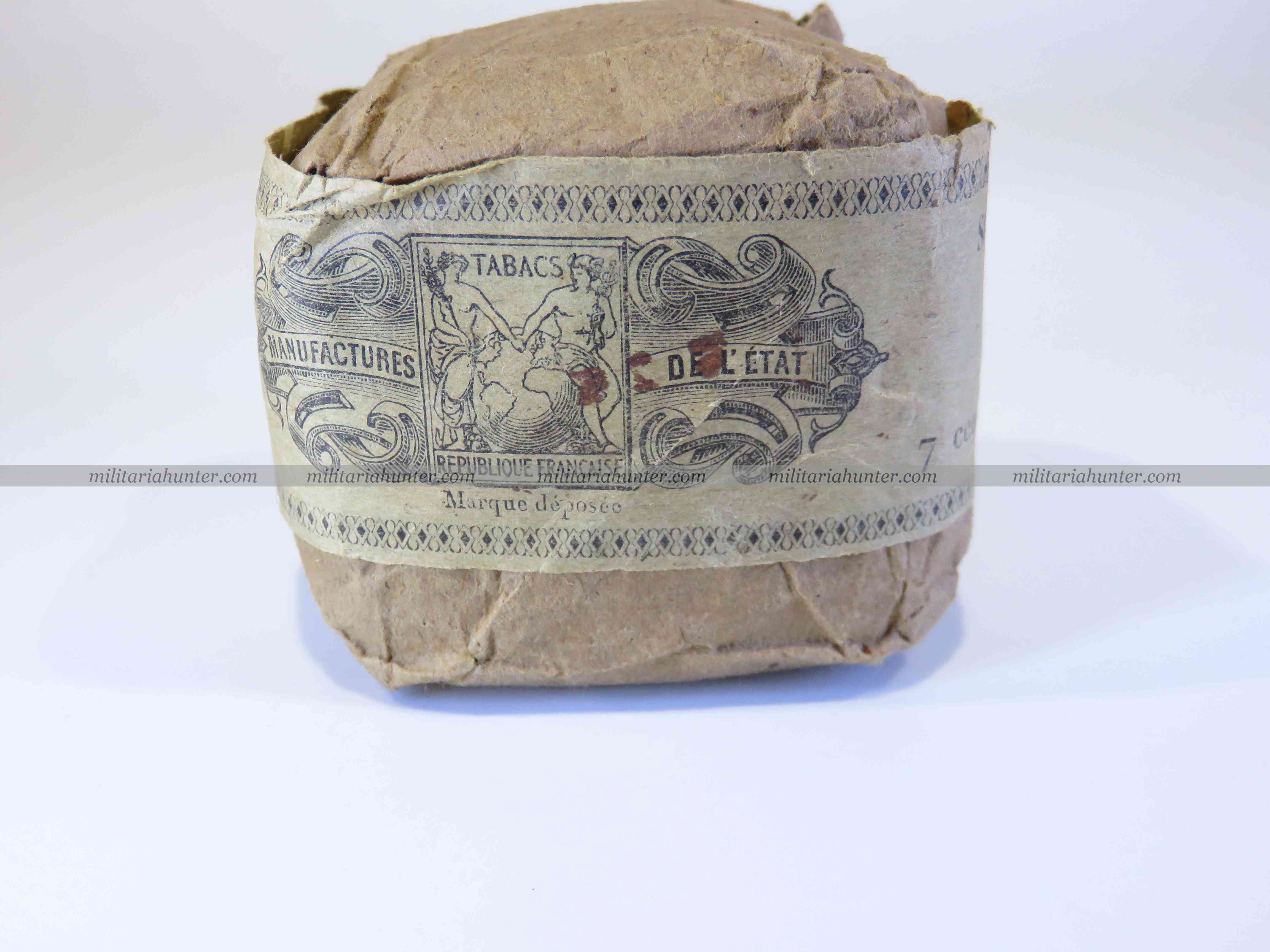 militaria : Paquet de tabac 50 gr Scaferlati - ww1 french tobacco packet