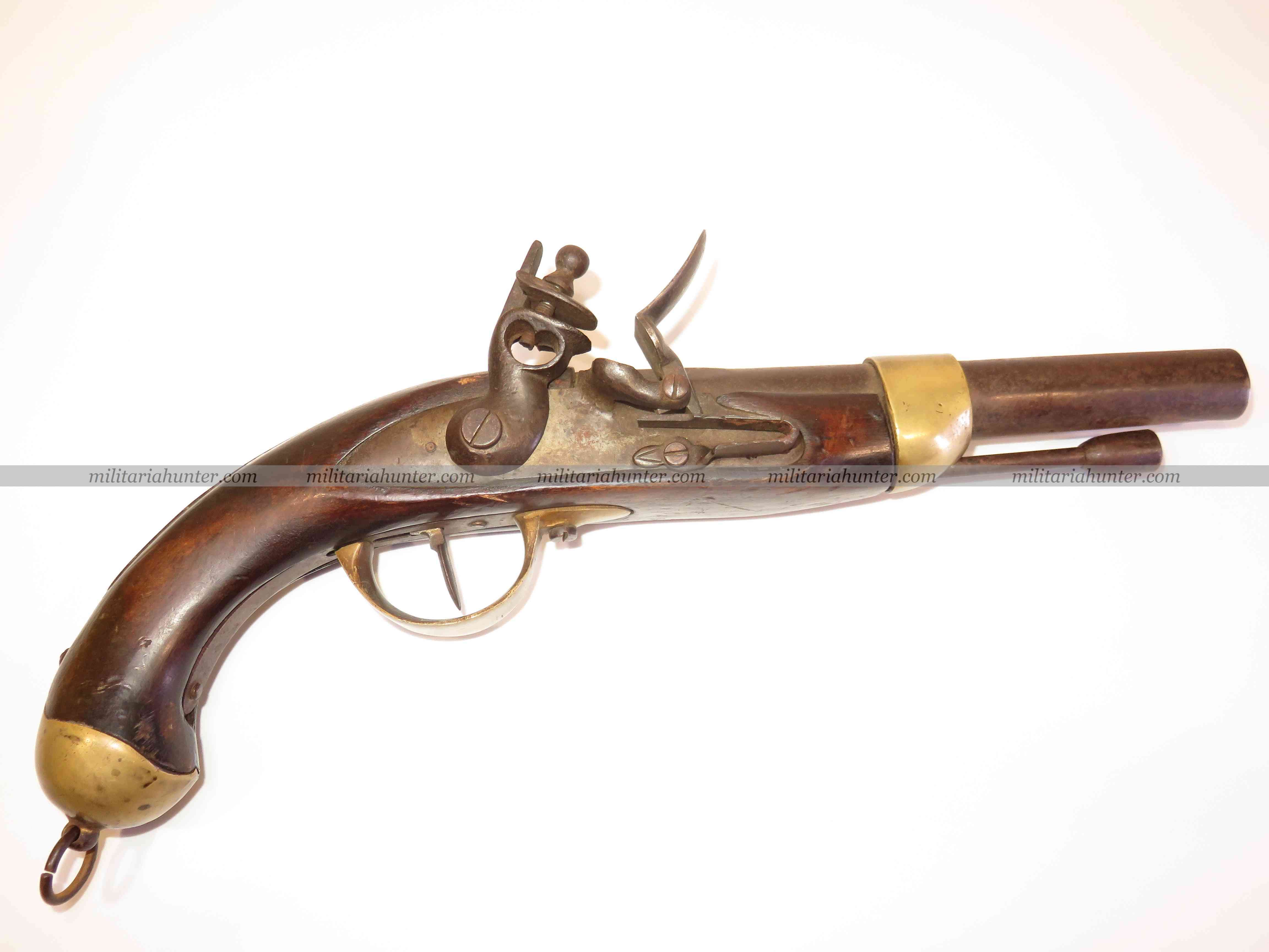 militaria : Pistolet à silex modèle 1816