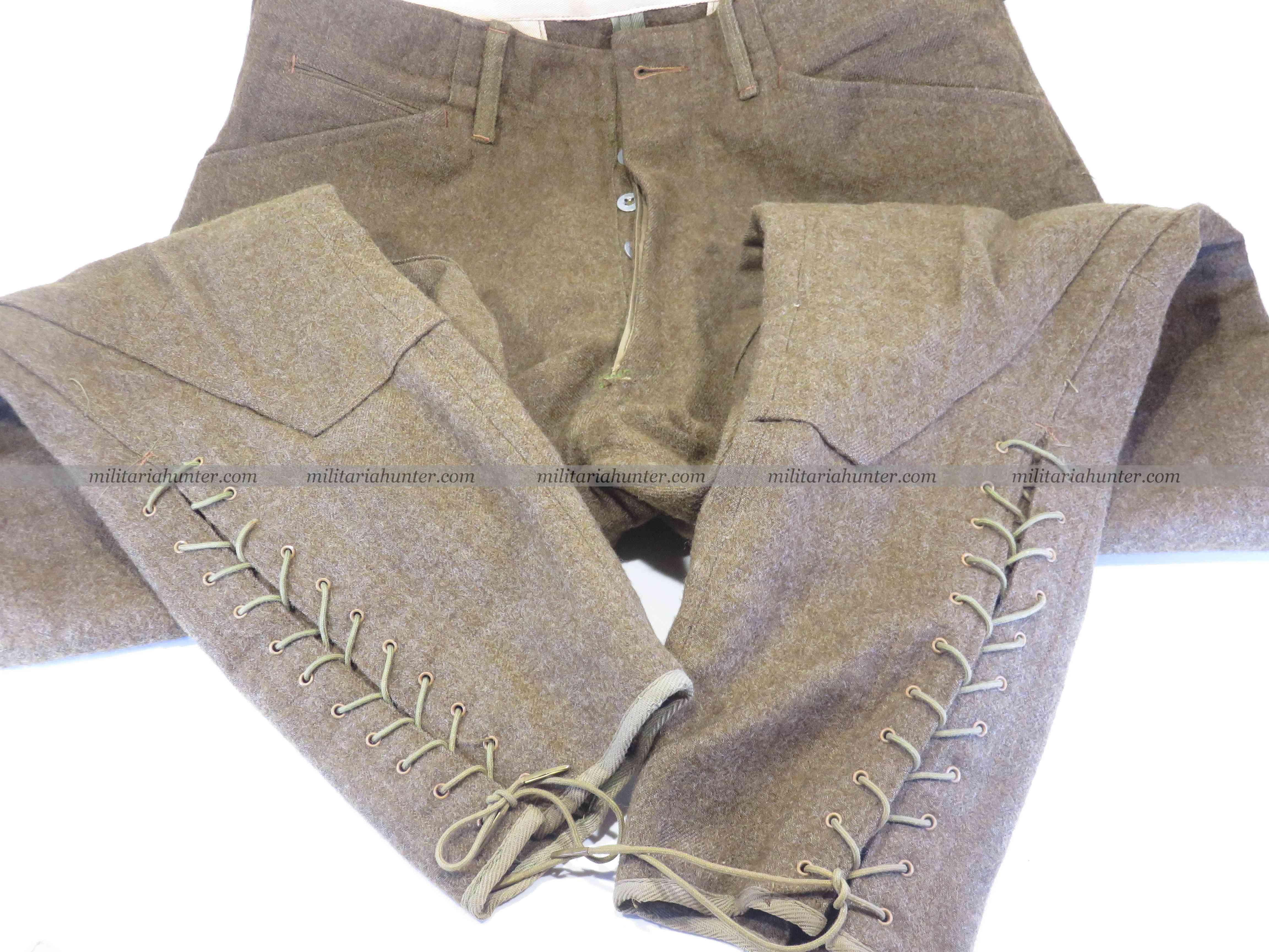 militaria : US ww1 pants - pantalon culotte  US ww1