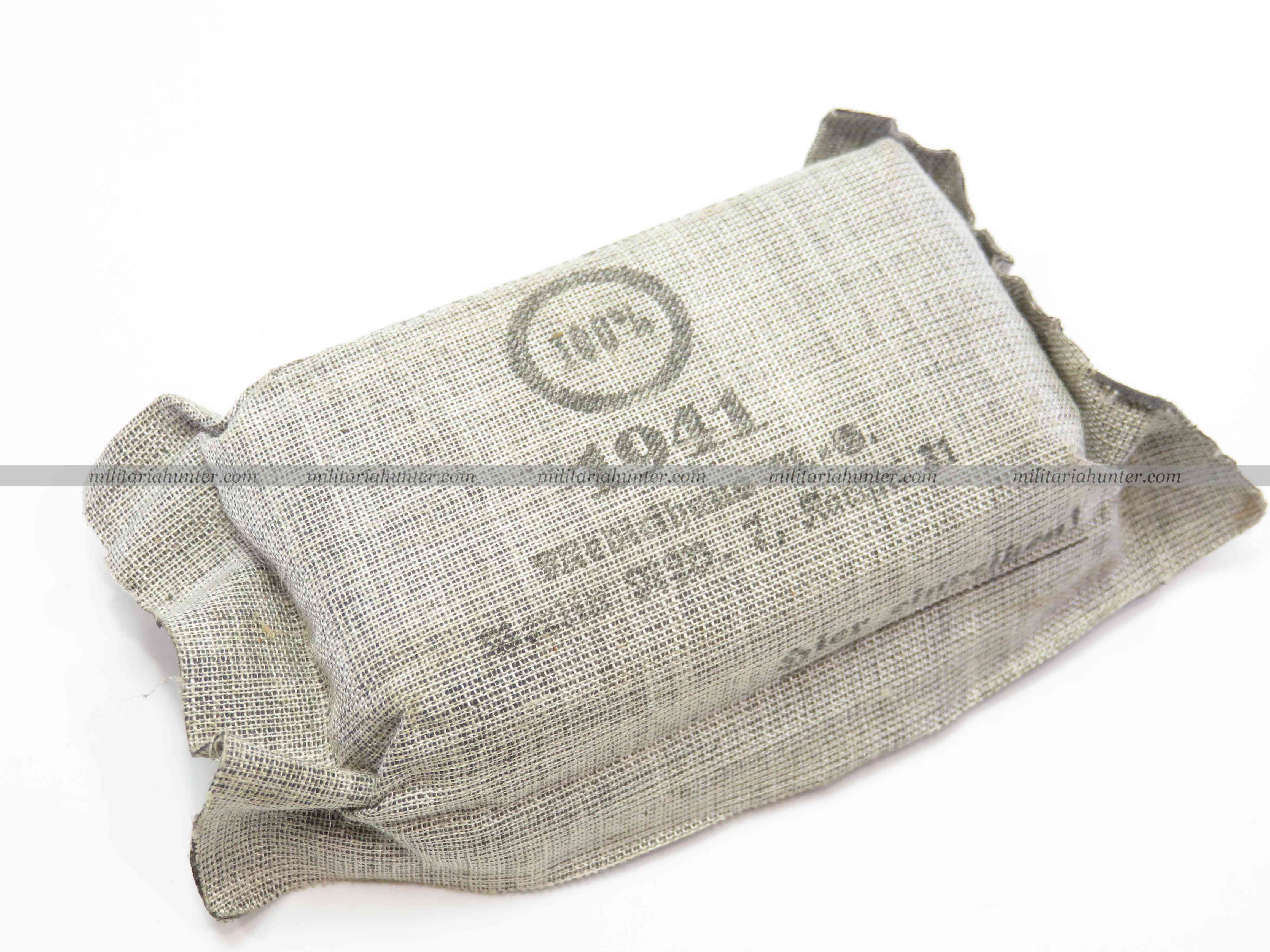 militaria : WW2 german field medical dressing - 1941 - pansement allemand