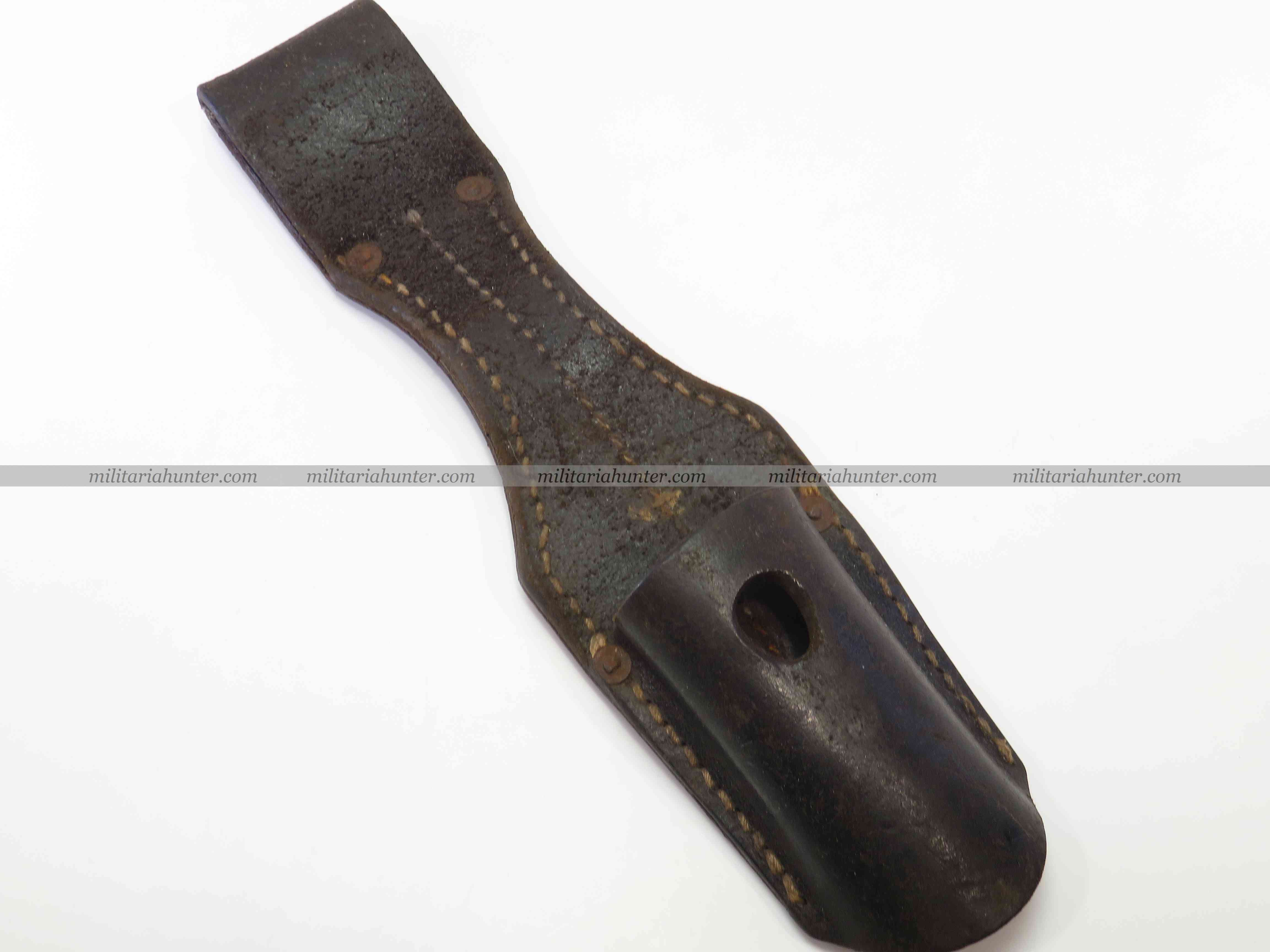 militaria : Gousset porte baïonnette 98K bayonet frog - Koppelschuh 98K