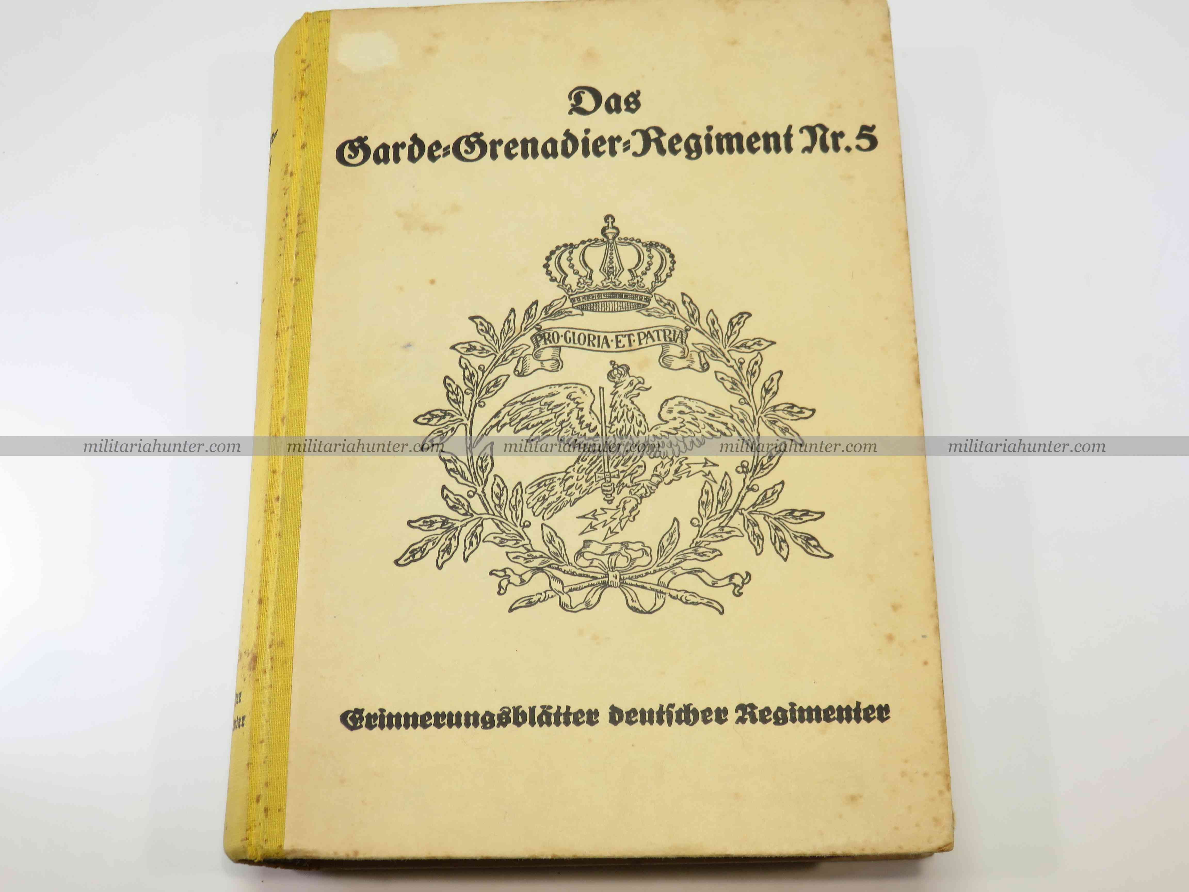 militaria : Historique du Garde Grenadier Regiment Nr 5 Regimentsgeschichte