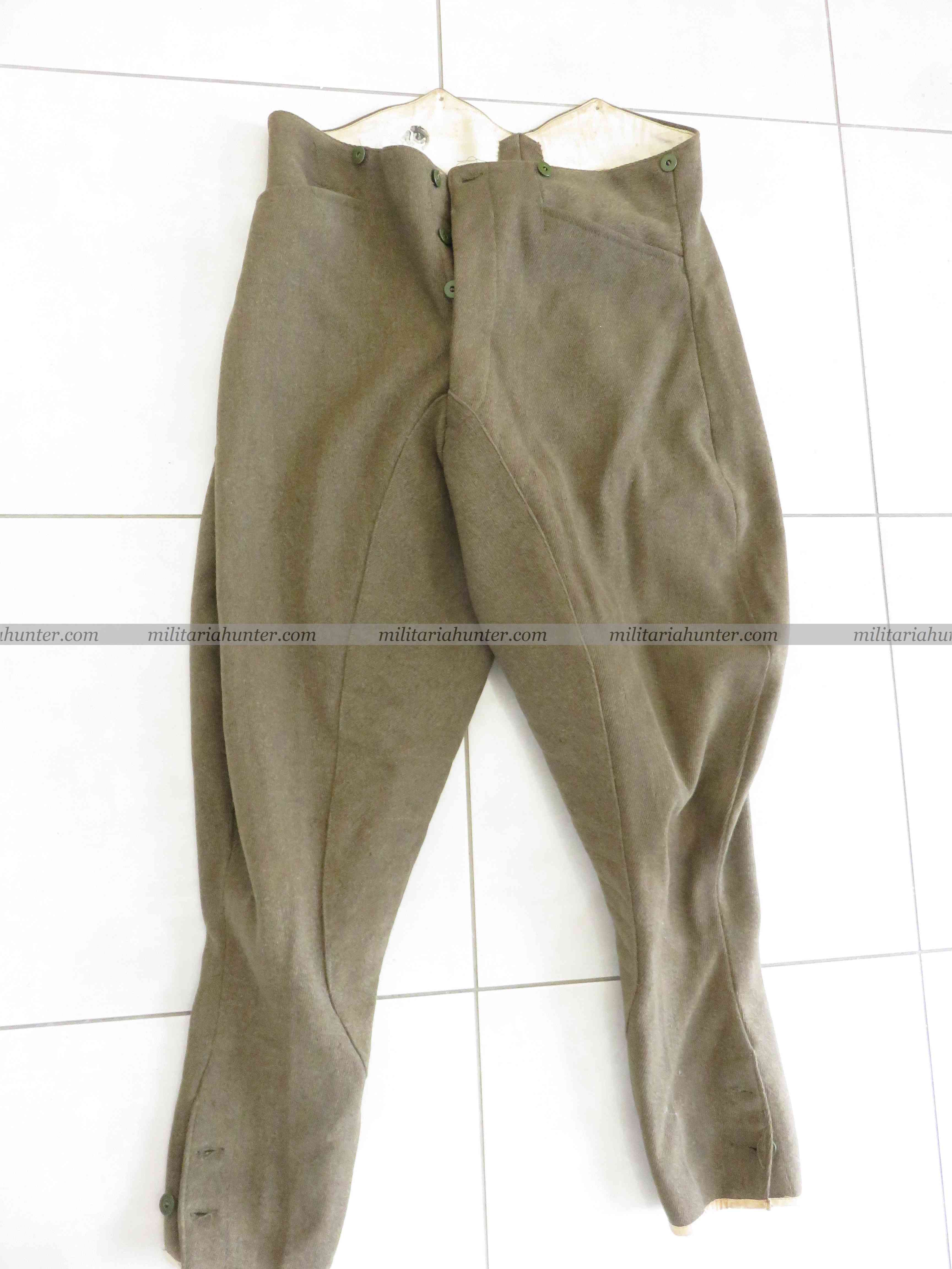 militaria : Culotte canadienne 1917 - ww1 canadian breeches