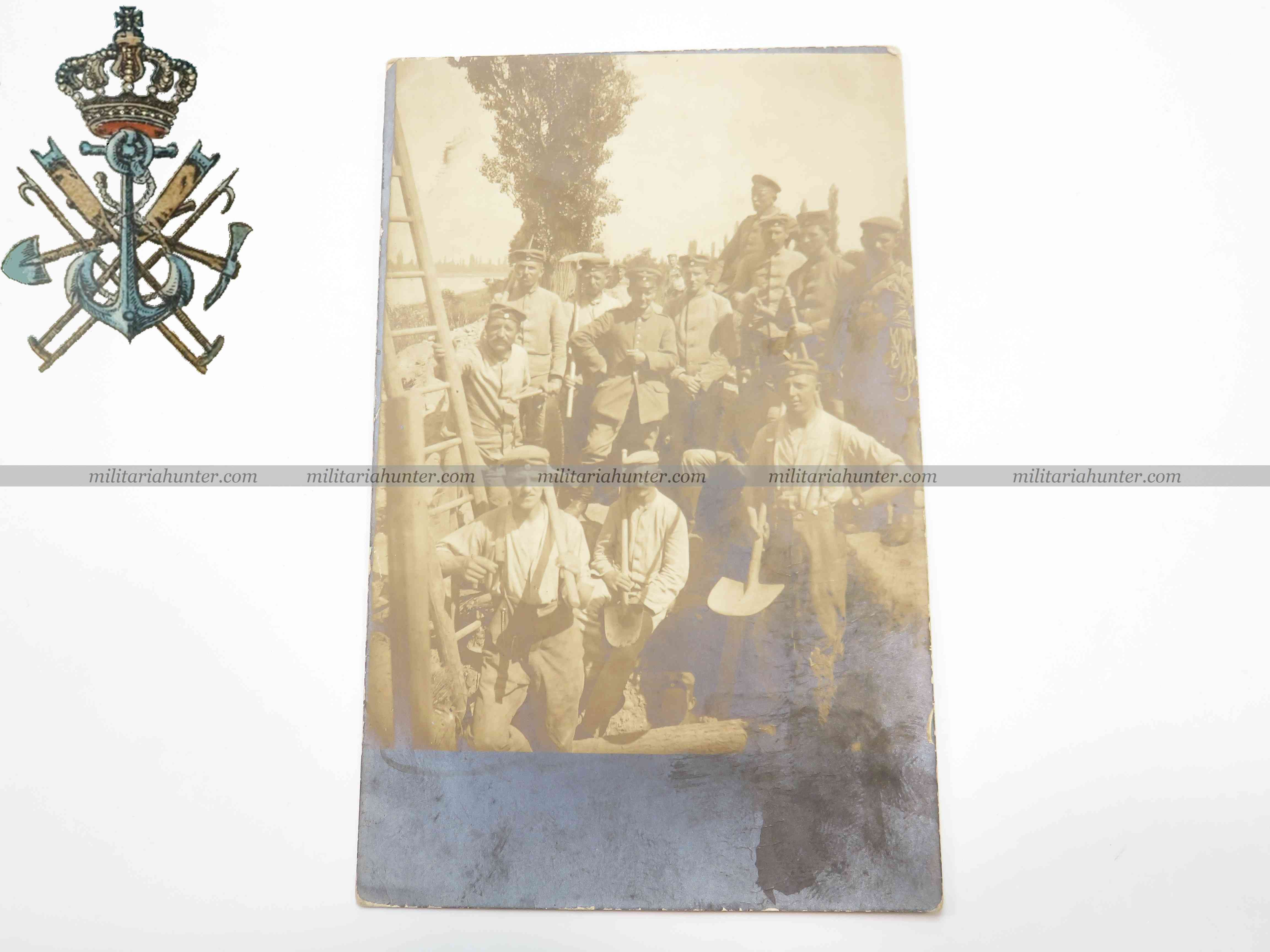 militaria : Carte postale Pionier Bataillon Ansichtkarte - postcard