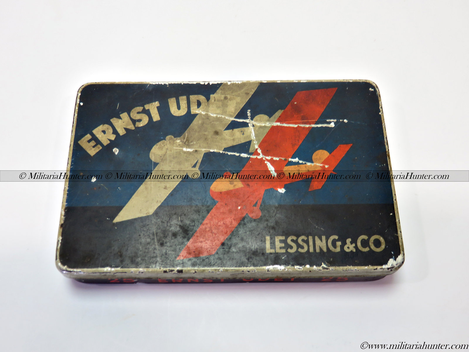 militaria : Boîte de cigarettes Ernst Udet