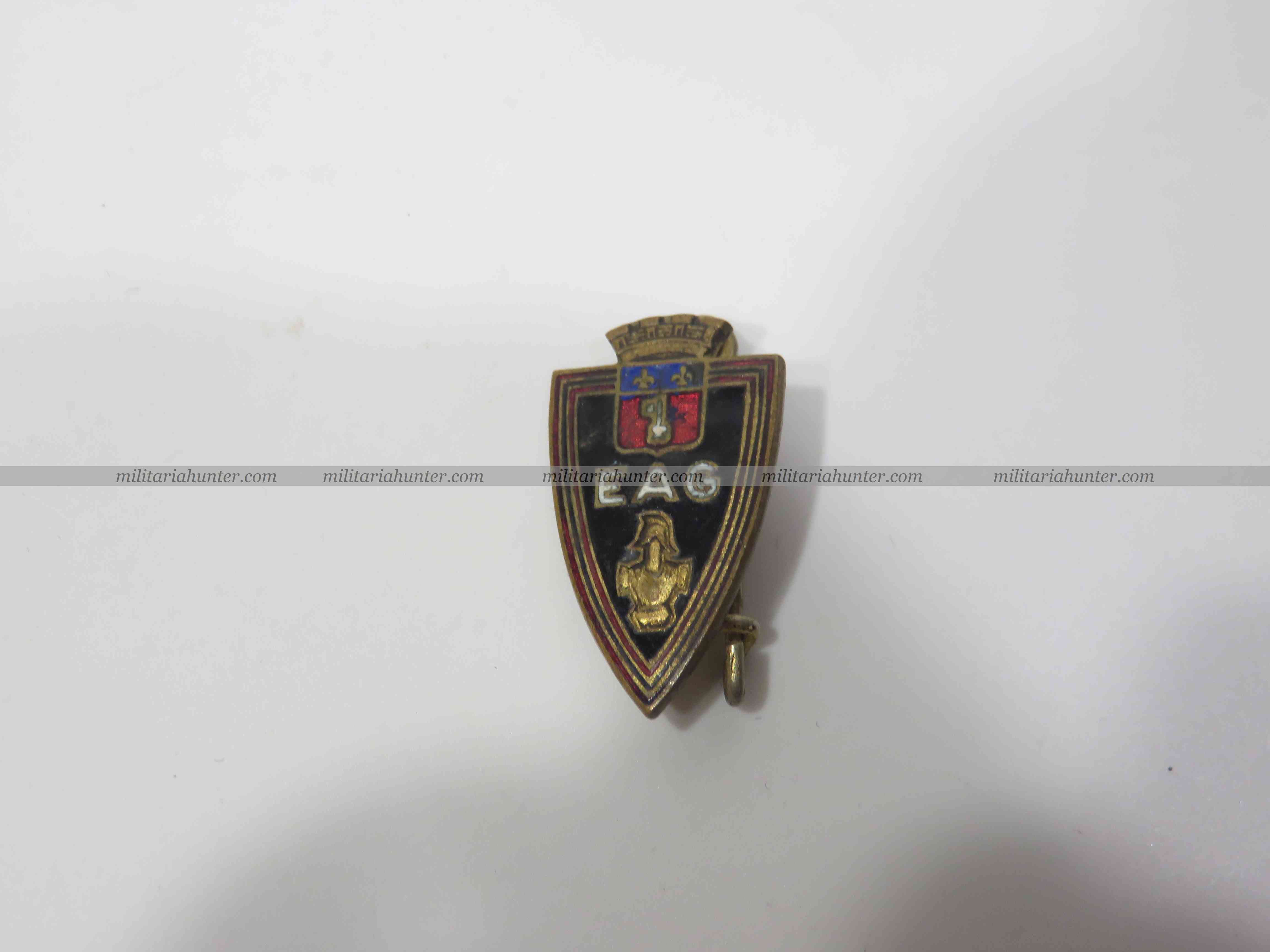 militaria : époque Indo - miniature insigne Ecole d'Application du Génie